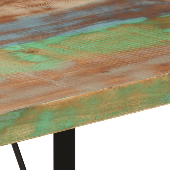 Baro stalas, 110x55x107cm, perdirbtos medienos masyvas/geležis