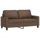 Dvivietė sofa, rudos spalvos, 140cm, audinys