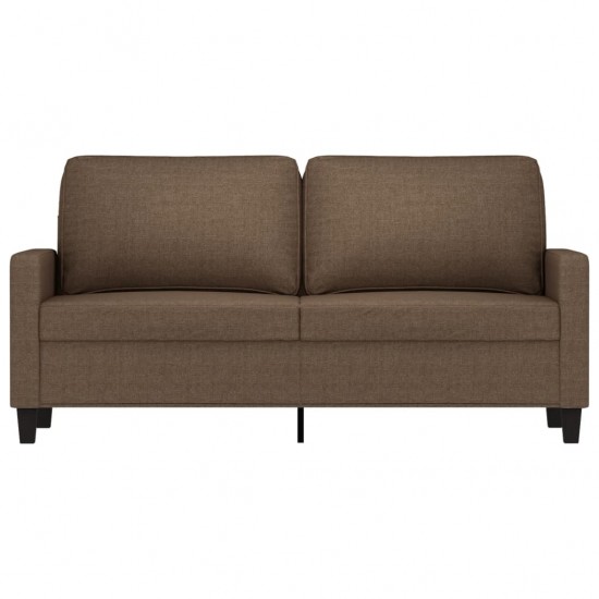 Dvivietė sofa, rudos spalvos, 140cm, audinys