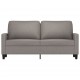 Dvivietė sofa, taupe spalvos, 140cm, audinys