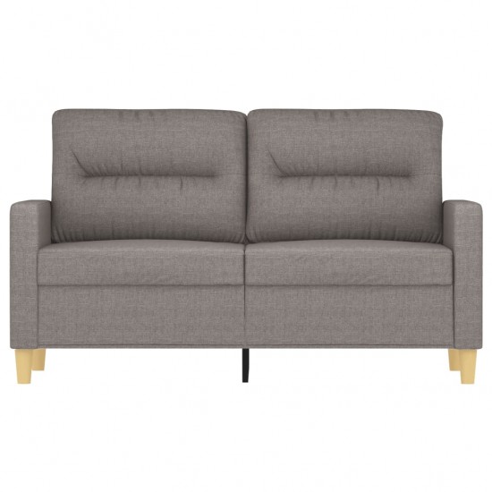 Dvivietė sofa, taupe spalvos, 120cm, audinys