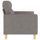 Dvivietė sofa, taupe spalvos, 120cm, audinys