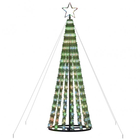 Šviečianti Kalėdų eglutė, 180cm, 275 LED, kūgio formos