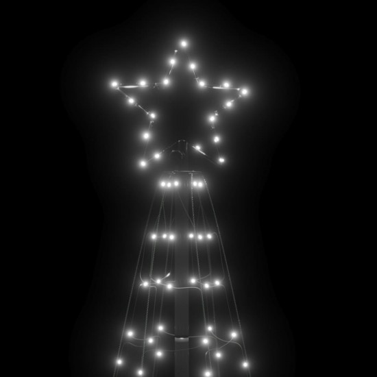 Šviečianti Kalėdų eglutė, 180cm, 220 šaltų LED, kūgio formos