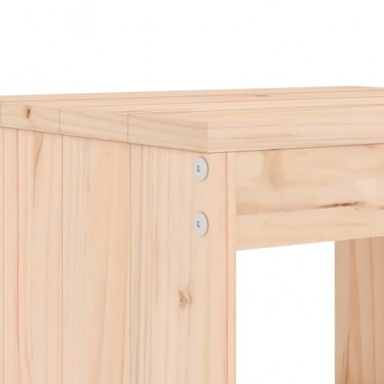 Sodo baro baldų komplektas, 5 dalių, pušies medienos masyvas