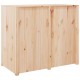 Lauko virtuvės spintelė, 106x55x92cm, pušies medienos masyvas