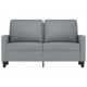 Dvivietė sofa, šviesiai pilkos spalvos, 120cm, audinys