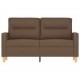 Dvivietė sofa, rudos spalvos, 120cm, audinys