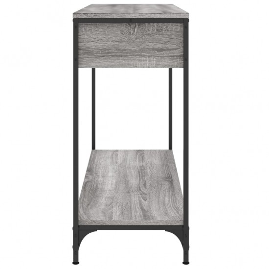 Konsolinis staliukas, pilkas ąžuolo, 100x34,5x75cm, mediena