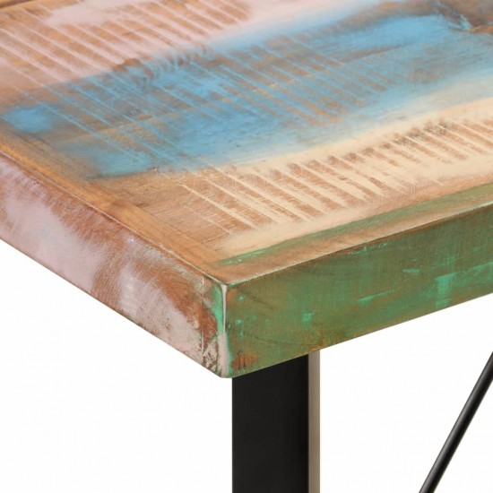 Baro stalas, 150x70x107cm, perdirbtos medienos masyvas/geležis