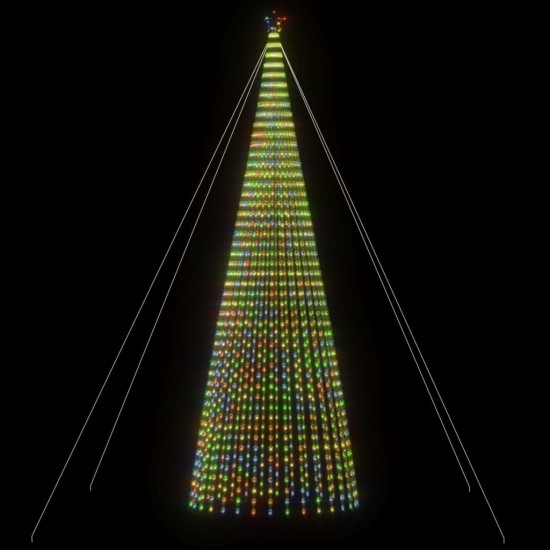 Šviečianti Kalėdų eglutė, 500cm, 1544 LED, kūgio formos