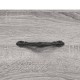 Komoda, pilkos ąžuolo spalvos, 34,5x34x180cm, apdirbta mediena