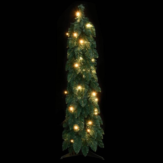 Dirbtinė apšviesta Kalėdų eglutė su 45 LED lemputėmis, 90cm