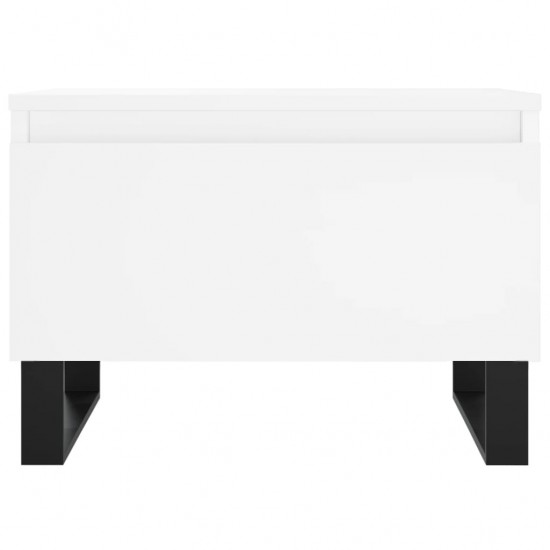 Kavos staliukas, baltos spalvos, 50x46x35cm, apdirbta mediena