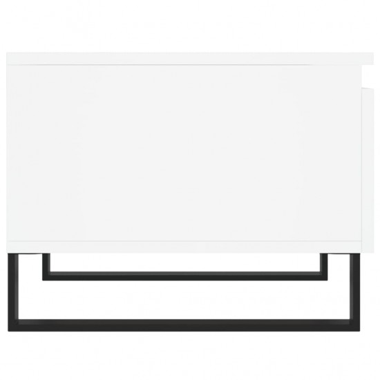 Kavos staliukas, baltos spalvos, 50x46x35cm, apdirbta mediena
