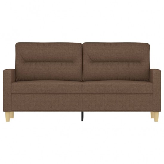 Dvivietė sofa, rudos spalvos, 140cm, audinys