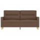 Dvivietė sofa, rudos spalvos, 140cm, audinys