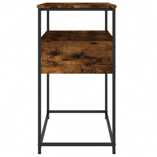 Konsolinis staliukas, dūminis ąžuolo, 75x40x75cm, mediena