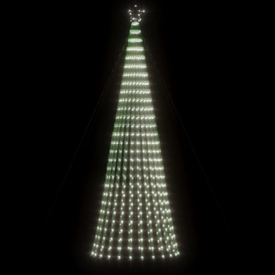 Šviečianti Kalėdų eglutė, 300cm, 688 šaltos LED, kūgio formos