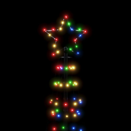 Šviečianti Kalėdų eglutė, 300cm, 570 spalvotų LED, kūgio formos