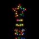 Šviečianti Kalėdų eglutė, 300cm, 570 spalvotų LED, kūgio formos