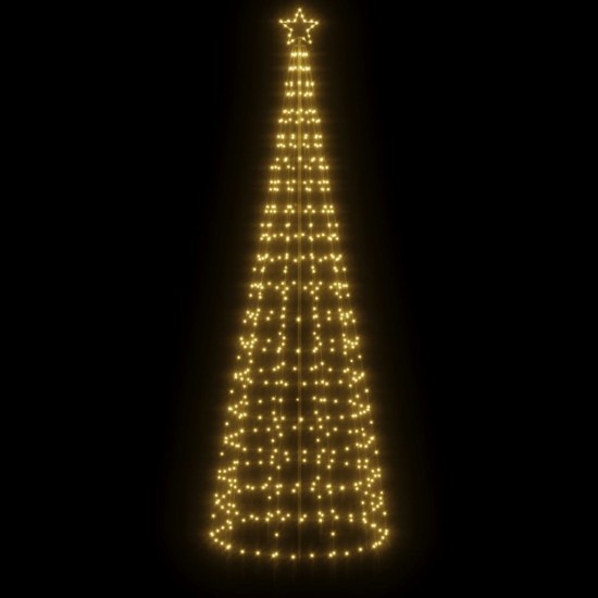 Šviečianti Kalėdų eglutė, 300cm, 570 šiltų LED, kūgio formos