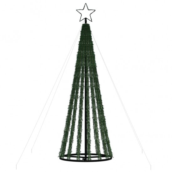 Šviečianti Kalėdų eglutė, 180cm, 275 šiltos LED, kūgio formos