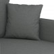 Dvivietė sofa, tamsiai pilkos spalvos, 140cm, audinys