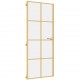 Vidaus durys, auksinės, 83x201,5cm, grūdintas stiklas/aliuminis