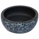 Praustuvas ant stalviršio, juodas/mėlynas, 41x14cm, keramika