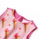 Vaikiška suknelė, ryškiai rožinės spalvos, 92 dydžio