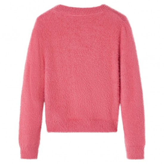 Vaikiškas megztinis, sendintos rožinės spalvos, megztas, 92 dydžio