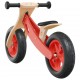 Balansinis dviratis su pneumatinėmis padangomis, raudonas