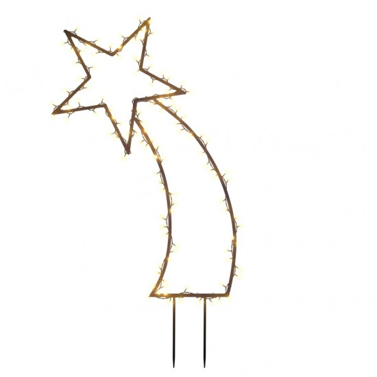 Kalėdinė šviečianti dekoracija meteoras, 115LED, 89cm