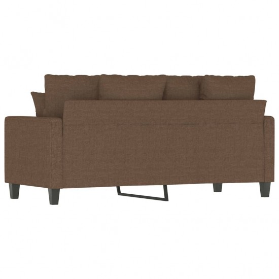 Dvivietė sofa, rudos spalvos, 140cm, audinys