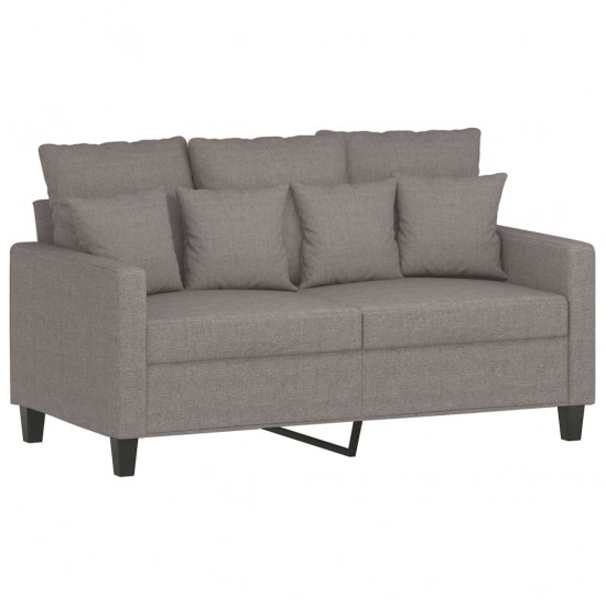 Dvivietė sofa, taupe spalvos, 120cm, audinys