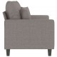 Dvivietė sofa, taupe spalvos, 120cm, audinys