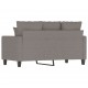 Dvivietė sofa, taupe spalvos, 120cm, audinys