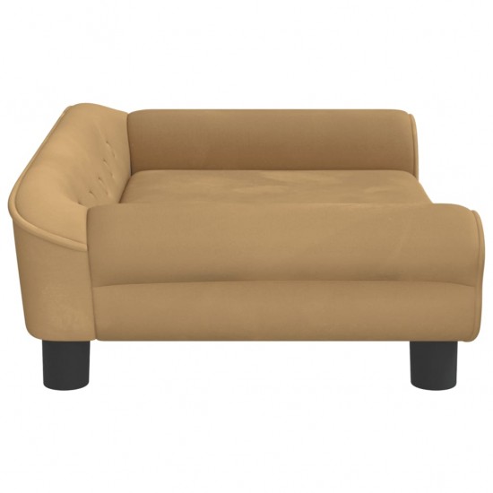 Vaikiška sofa, rudos spalvos, 70x45x26cm, aksomas