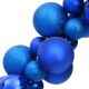 Kalėdinė žaisliukų girlianda, mėlyna, 175cm, polistirenas