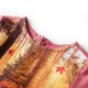 Vaikiška suknelė ilgomis rankovėmis, sendinta rožinė, 92 dydžio