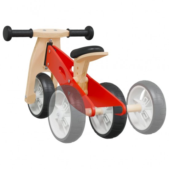 Vaikiškas balansinis dviratis, 2-1, raudonos spalvos