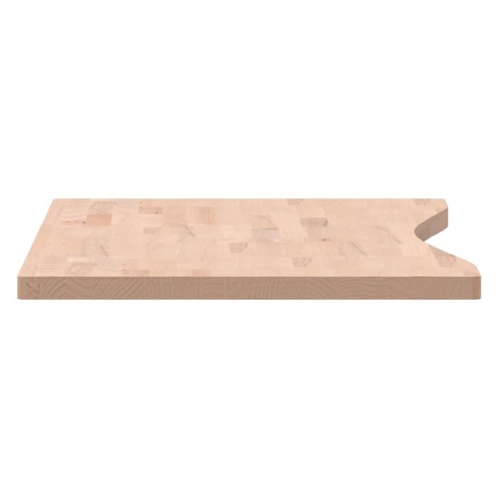 Rašomojo stalo stalviršis, 100x(45–50)x2,5cm, bukmedžio masyvas