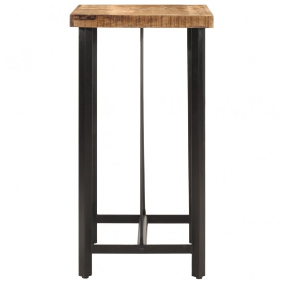 Baro stalas, 55x55x107cm, mango medienos masyvas ir geležis