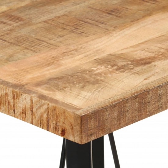 Baro stalas, 55x55x107cm, mango medienos masyvas ir geležis