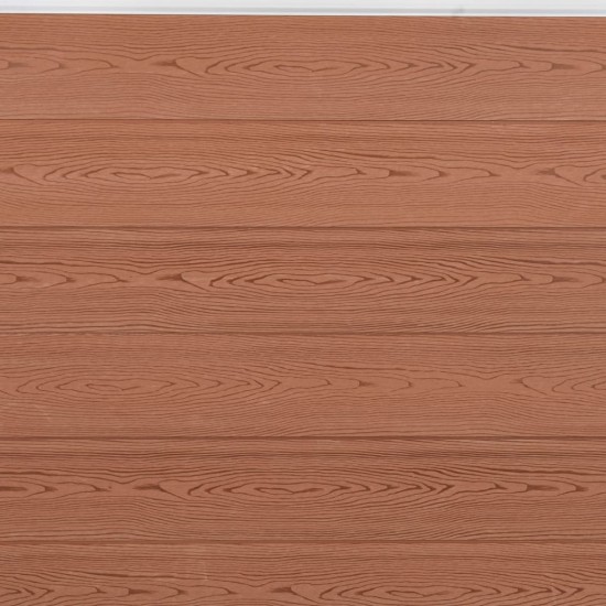 Tvoros segmento rinkinys, rudos spalvos, 180x186cm, WPC