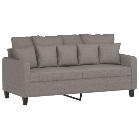 Dvivietė sofa, taupe spalvos, 140cm, audinys