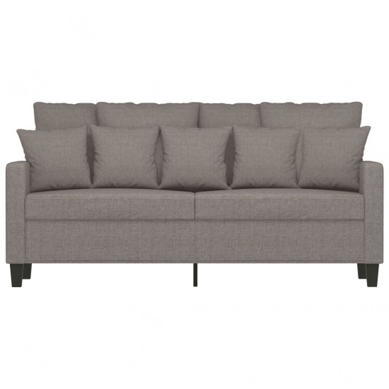 Dvivietė sofa, taupe spalvos, 140cm, audinys