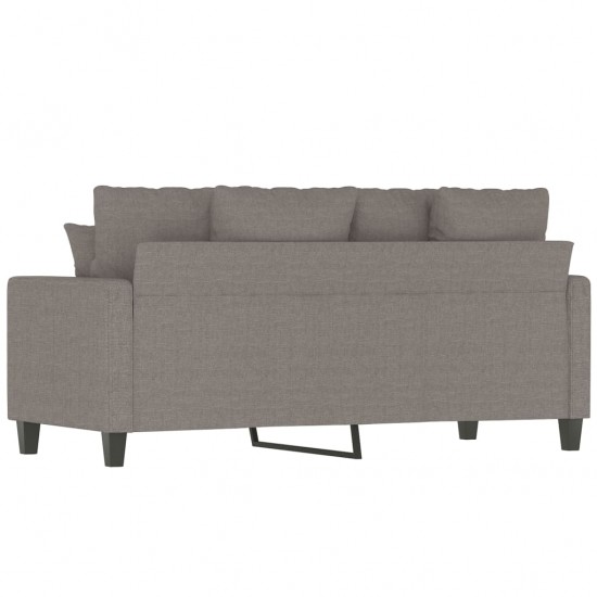 Dvivietė sofa, taupe spalvos, 140cm, audinys