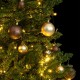 Kalėdų eglutė su šarnyrinėmis šakomis/LED/žaisliukais, 150cm